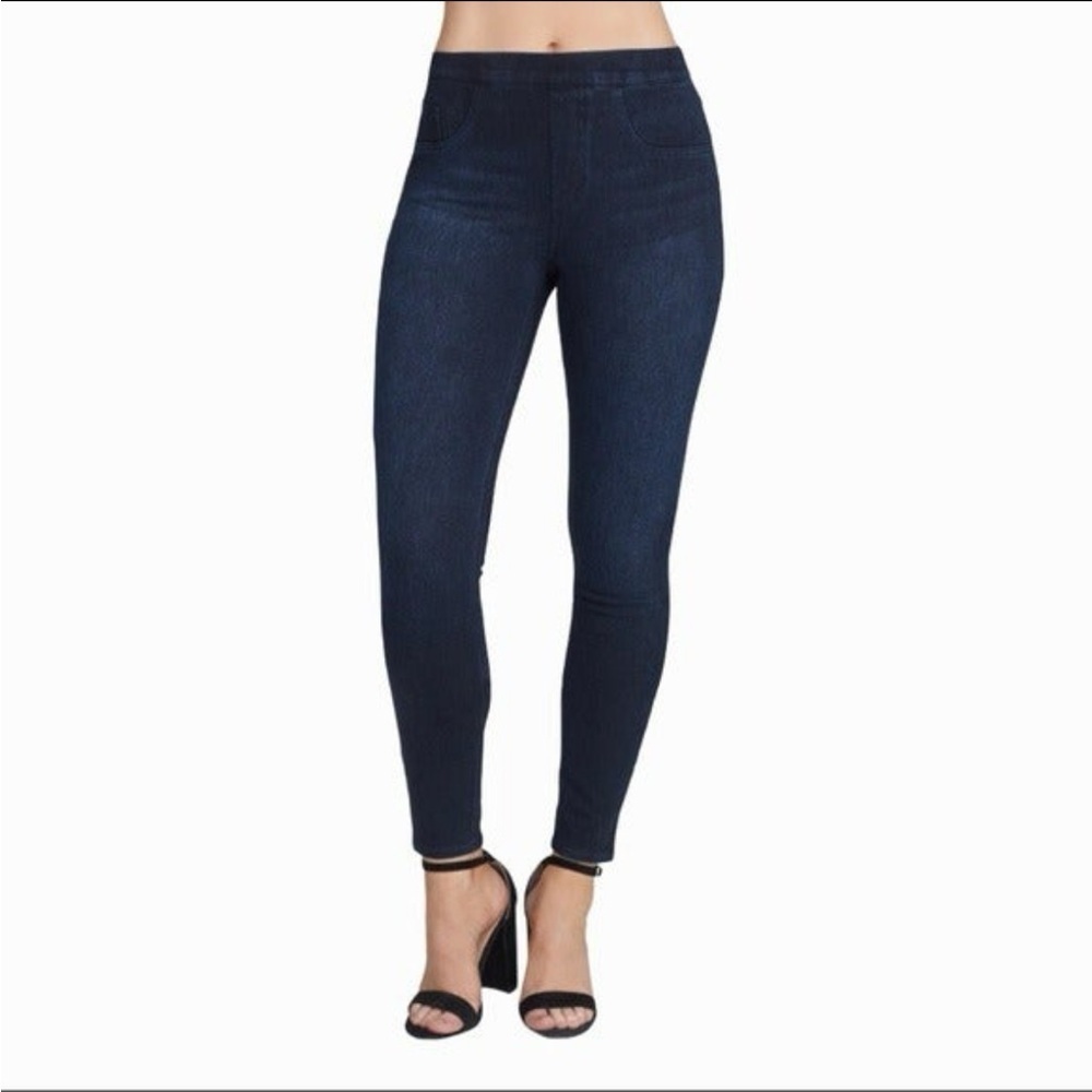 NWT Spanx Ankle Jean-ish Leggings small twilight wash
